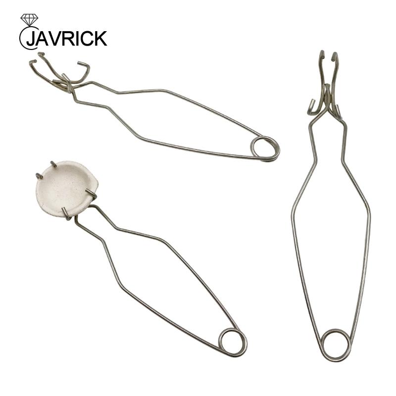 Whip Handles for Melting Dish Crucibles Dish Holder Tong Ceramic-Melting Dish Jewellery Working Tool for Melting Silver