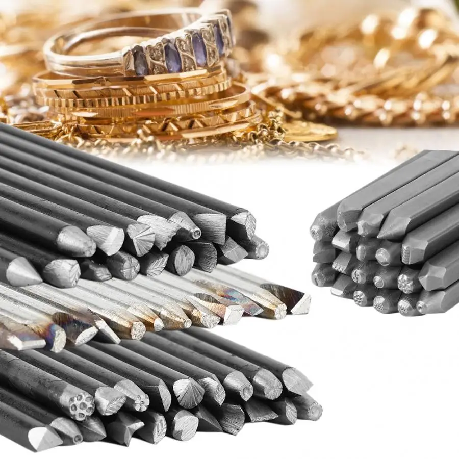 Pro Jewelry Anvil Chisel Equipment Kit for Jewelry Processing Making Carving Tool Jeweler DIY Hand-carved Jewelry Goldsmith Tool