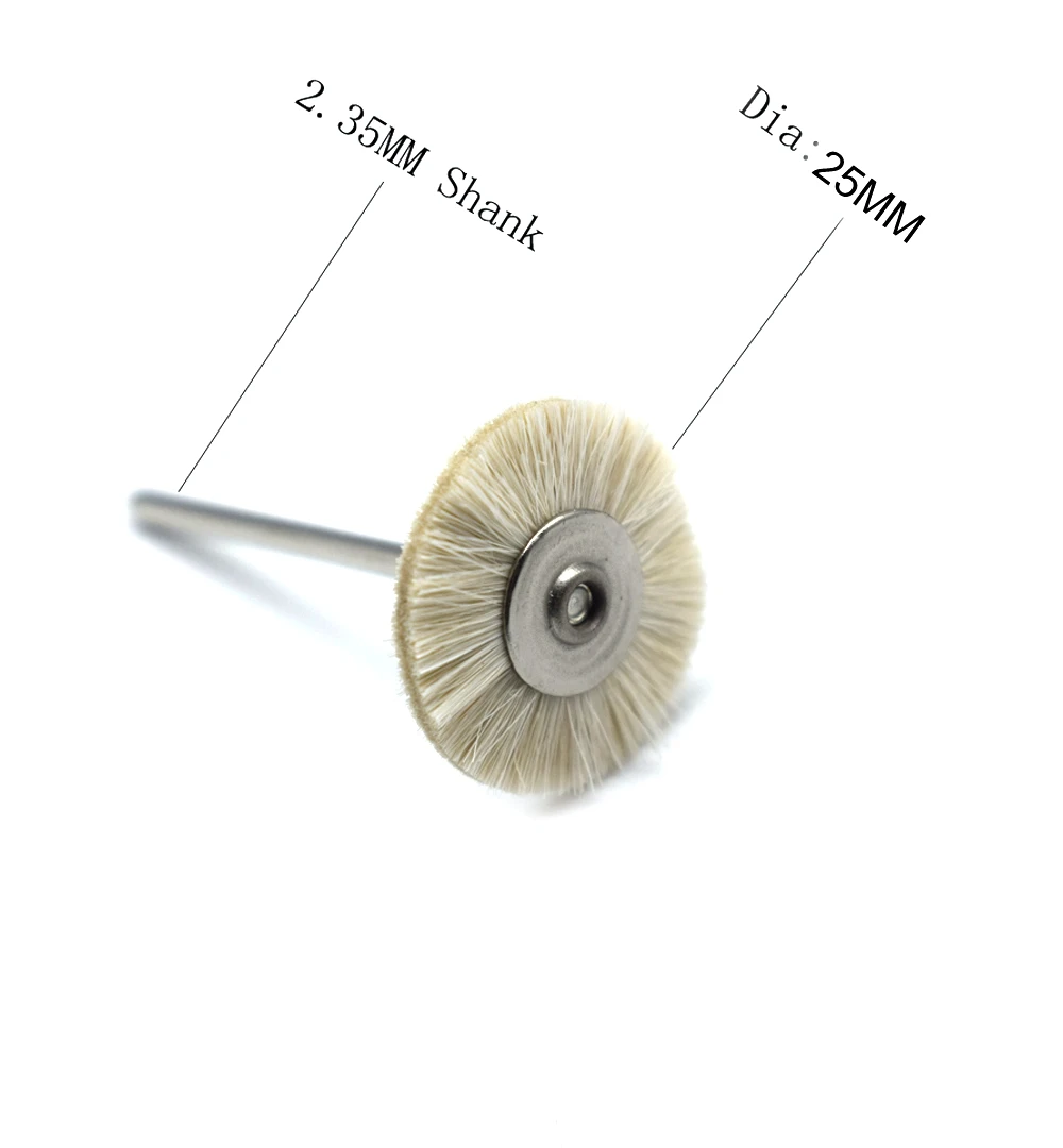 100PCS 25mm Jewelry Polishing Wheel Brushes Dremel Accessories Jewellery Making Hand Tools