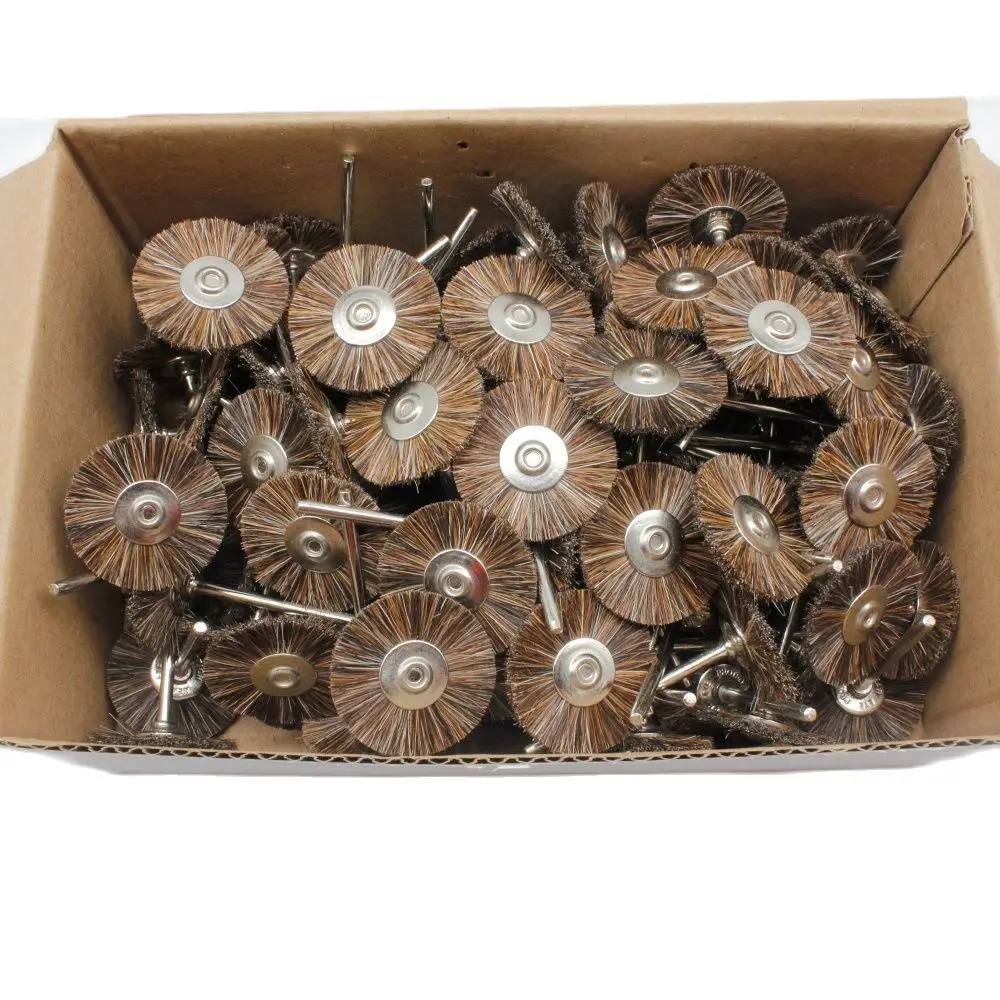 100PCS 25mm Jewelry Polishing Wheel Brushes Dremel Accessories Jewellery Making Hand Tools