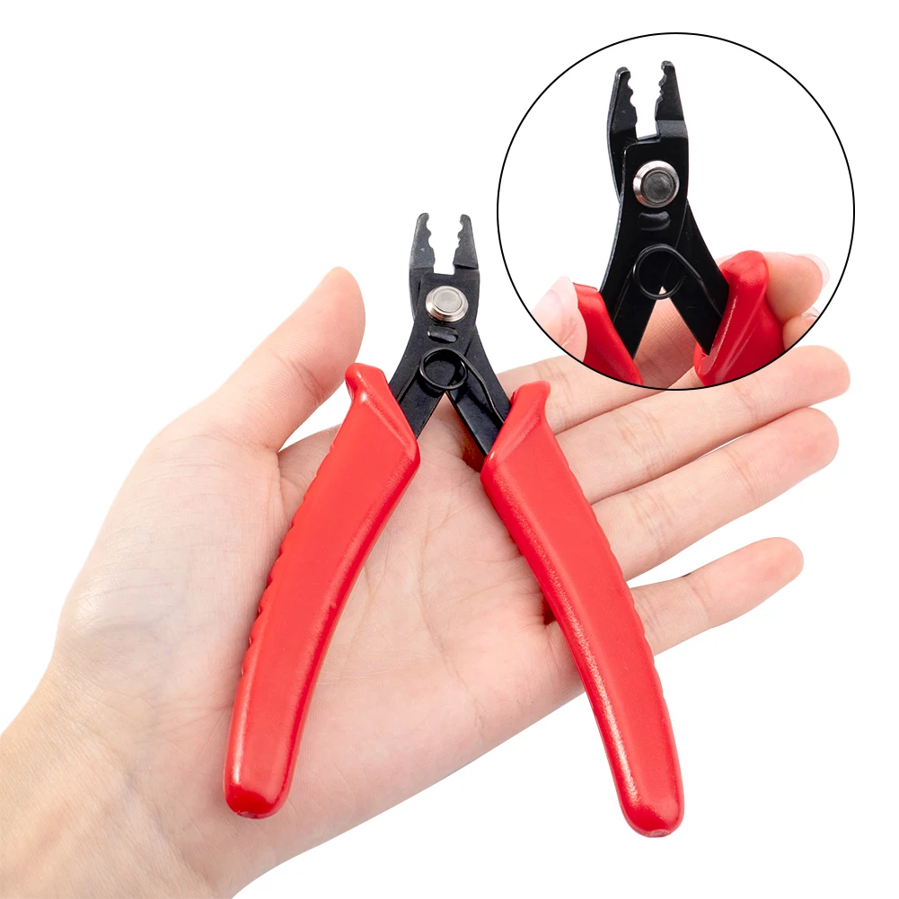 PandaHall 45# Steel Jewelry Pliers Crimping Plier Jewelry Making Tools 12.8x8.3x0.9cm