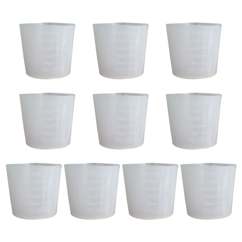 30/100/150/250/600/1000ML Silicone Measuring Cup with Scale DIY Jewelry Making Tools Crystal Epoxy Resin Mixed Measure Cup Tools