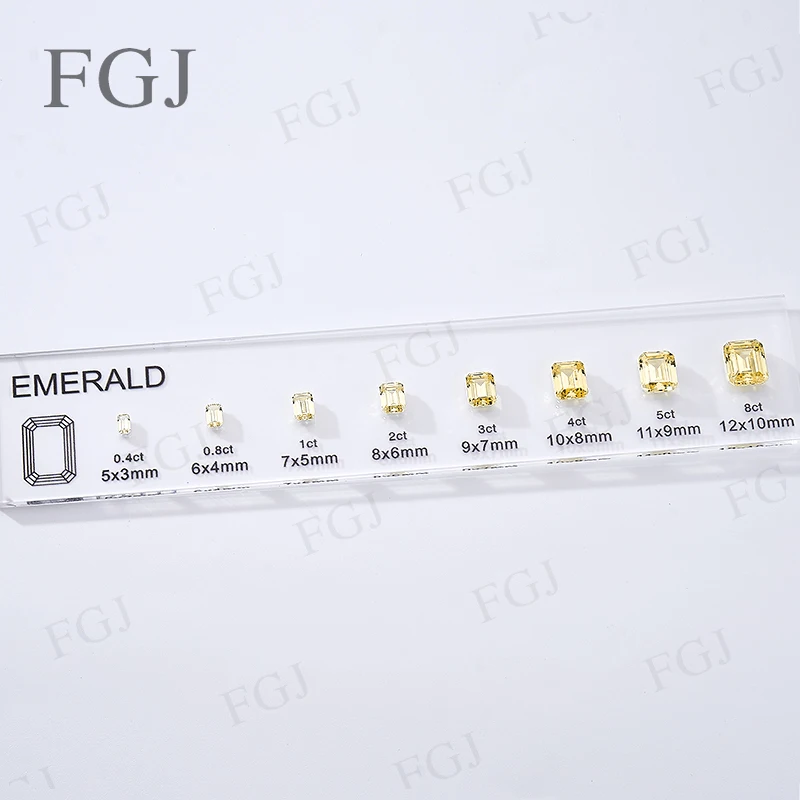 Hot Sale Jewelry Tool for Cubic Zirconia Customize Comparison Chart Diamond Carat Set & Ring Size Measuring
