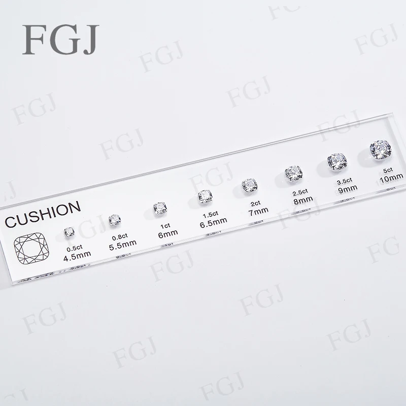 Hot Sale Jewelry Tool for Cubic Zirconia Customize Comparison Chart Diamond Carat Set & Ring Size Measuring