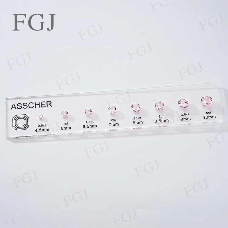 Hot Sale Jewelry Tool for Cubic Zirconia Customize Comparison Chart Diamond Carat Set & Ring Size Measuring
