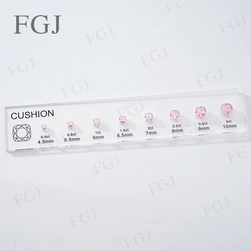Hot Sale Jewelry Tool for Cubic Zirconia Customize Comparison Chart Diamond Carat Set & Ring Size Measuring
