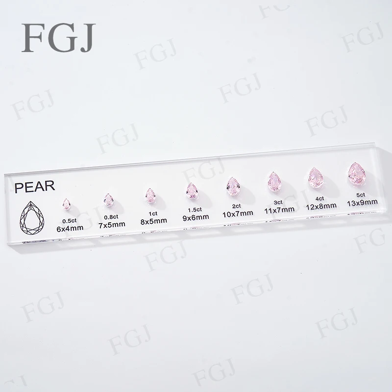 Hot Sale Jewelry Tool for Cubic Zirconia Customize Comparison Chart Diamond Carat Set & Ring Size Measuring