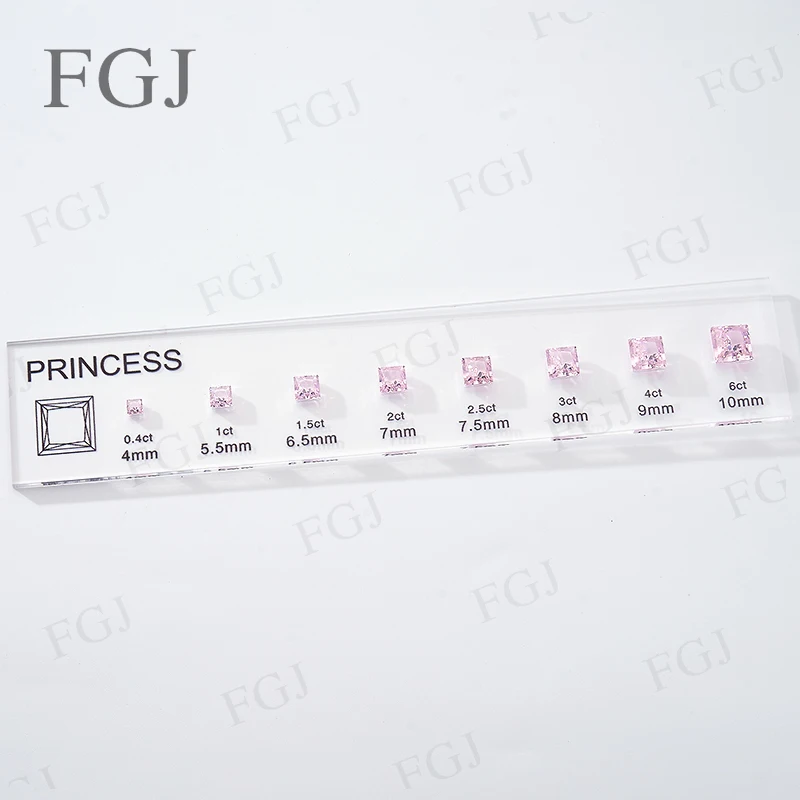 Hot Sale Jewelry Tool for Cubic Zirconia Customize Comparison Chart Diamond Carat Set & Ring Size Measuring