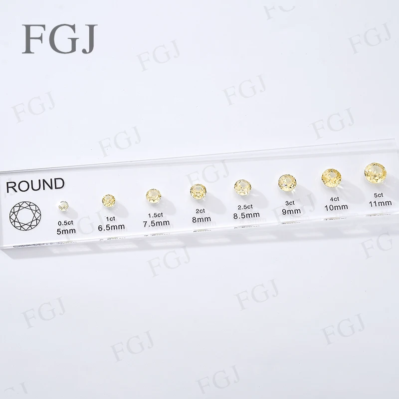 Hot Sale Jewelry Tool for Cubic Zirconia Customize Comparison Chart Diamond Carat Set & Ring Size Measuring