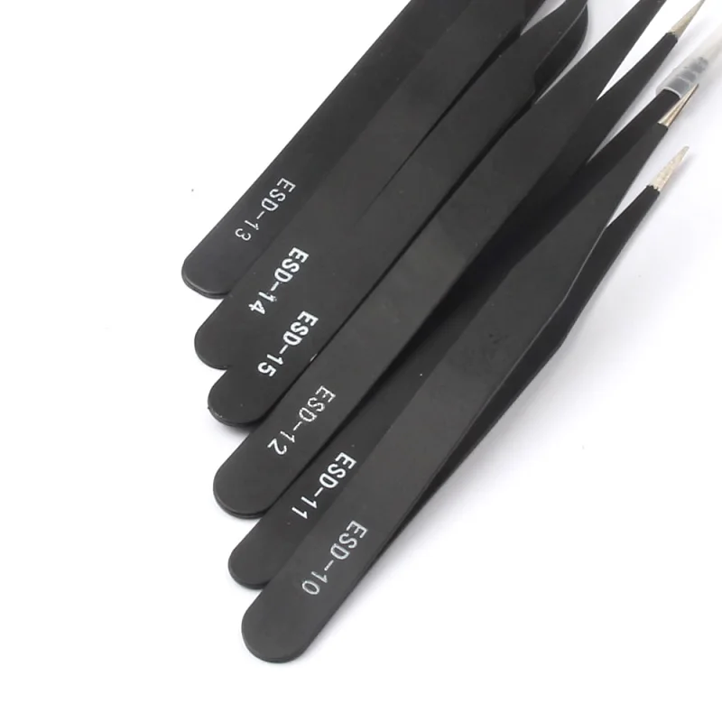 1Pcs Epoxy Resin Jewelry Tool Set Tweezers Anti-Static Plastic Precision For DIY Epoxy Resin Mold Jewelry Components Supplies