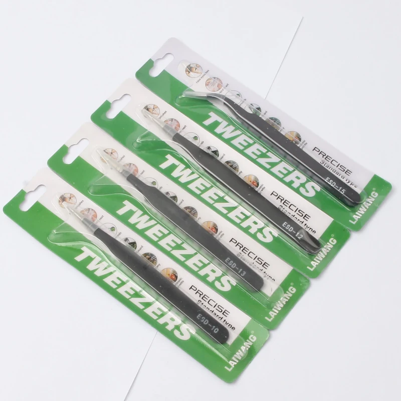 1Pcs Epoxy Resin Jewelry Tool Set Tweezers Anti-Static Plastic Precision For DIY Epoxy Resin Mold Jewelry Components Supplies