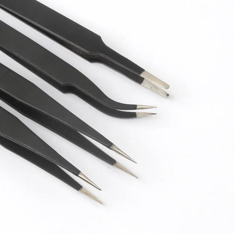1Pcs Epoxy Resin Jewelry Tool Set Tweezers Anti-Static Plastic Precision For DIY Epoxy Resin Mold Jewelry Components Supplies