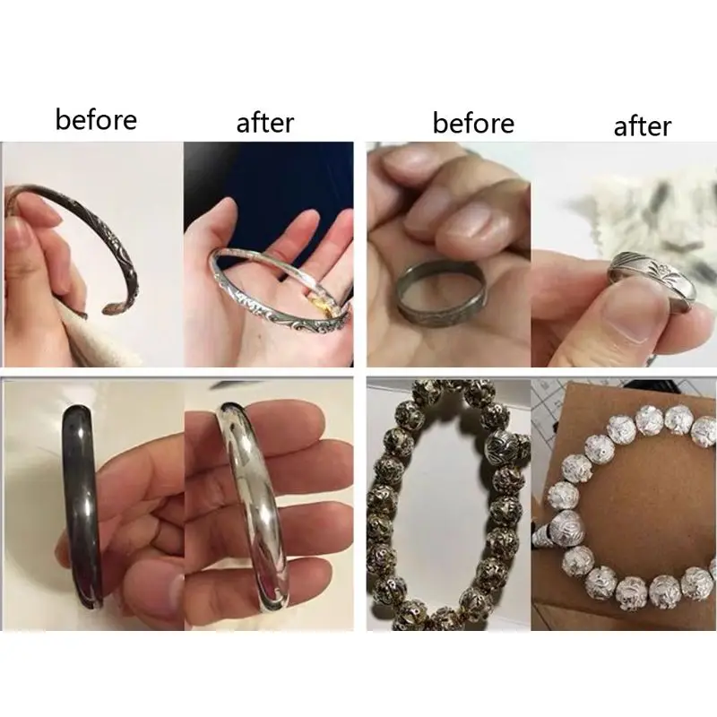 Pure Cotton Large Jewelry Cleaning Cloths Gold Platinum Jewelry Silverware Tarnish Remover Keep Jewelry Shining
