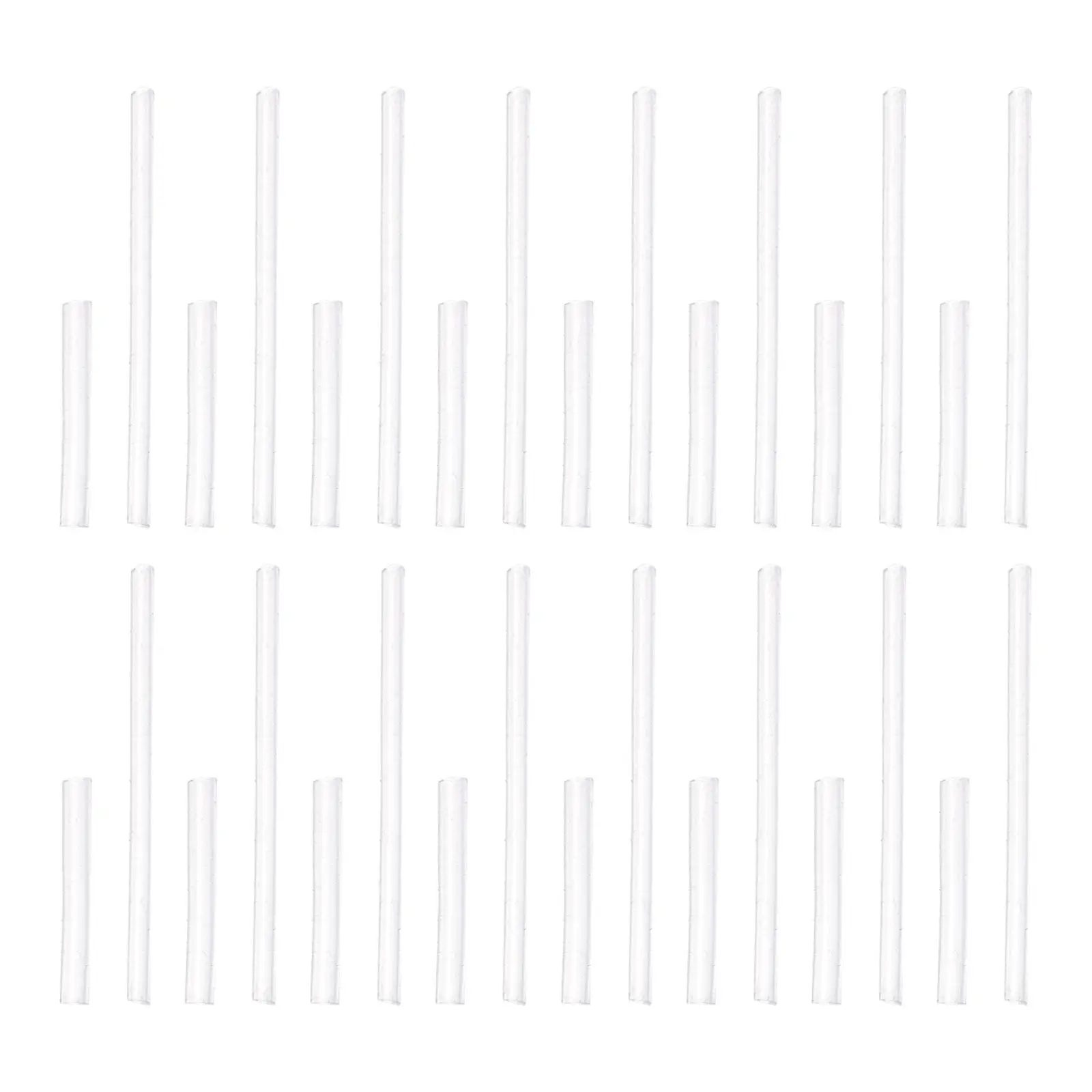 100pcs 0.8/2cm Silicone Earring Back Sleeves Clear Earring Protectors Gentle Piercing Covers Secure Ear Studs Support