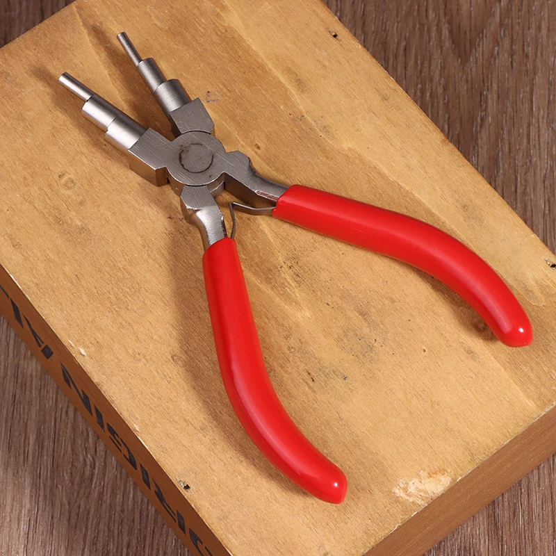 1/3Pcs Iron Wire Looping Jewelry Pliers 6-in-1 Bail-Making Pliers With Grip Handle For DIY Ring Making Loops And Jump Rings Tool