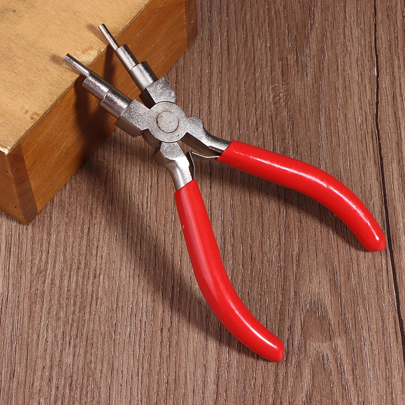 1/3Pcs Iron Wire Looping Jewelry Pliers 6-in-1 Bail-Making Pliers With Grip Handle For DIY Ring Making Loops And Jump Rings Tool