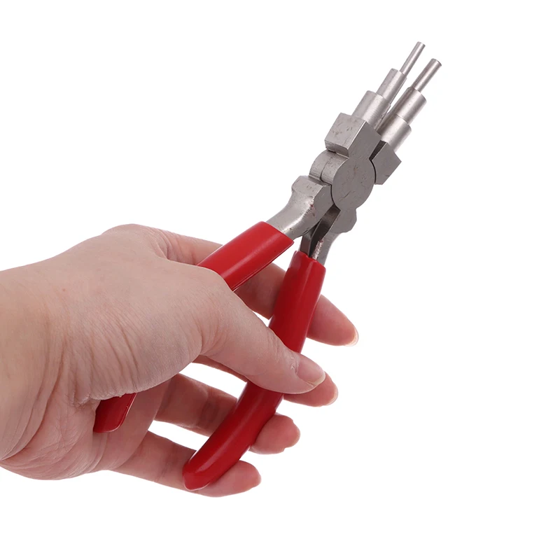 1/3Pcs Iron Wire Looping Jewelry Pliers 6-in-1 Bail-Making Pliers With Grip Handle For DIY Ring Making Loops And Jump Rings Tool