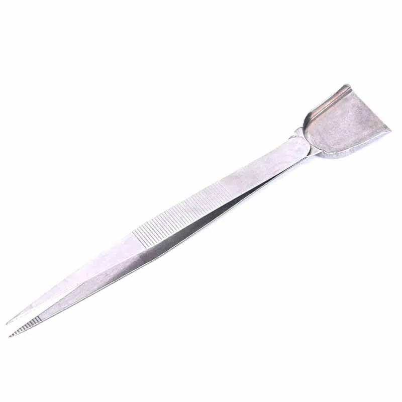 16cm Professional Diamond Tweezers With Scoops Shovels For Gem Beads Jewelry Tool