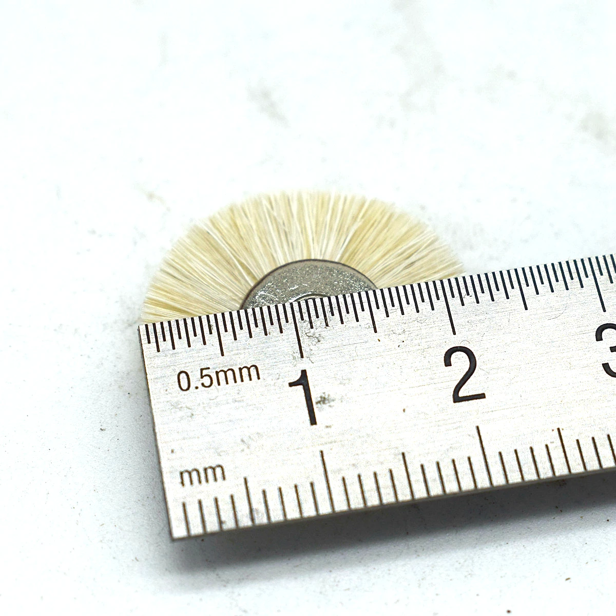 50pcs 22mm Soft Hair Wheel Brush Jewelry Abrasive Brushes For Drill Rotary Grinding Tools Dremel Accessories