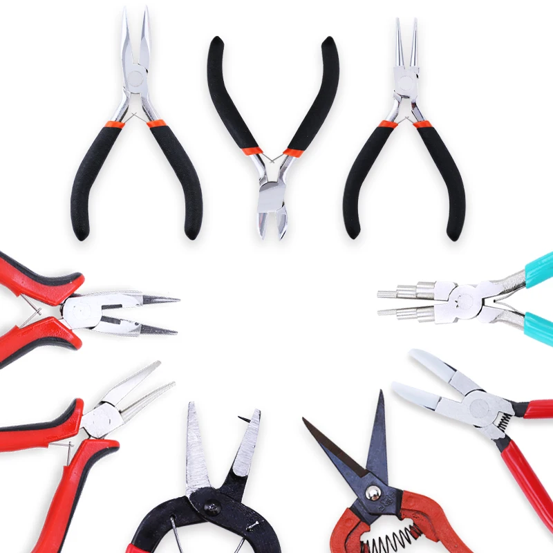 1Piece Jewelry Pliers Tools & Equipment Jewelry Making Handmade Tool Craft DIY Accessories Carbon Steel Nose Pliers Fixing