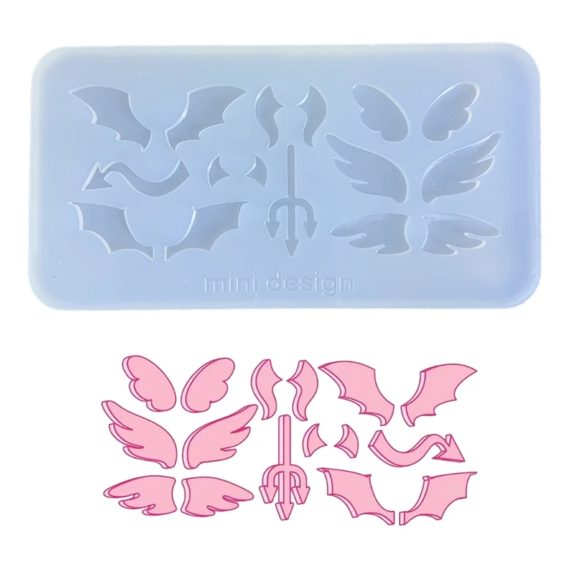 Resin Shaking Cup Mold Silicone Casting Mold Epoxy Resin Mold Hollow Mold for Keychain Pendant Jewelry Making