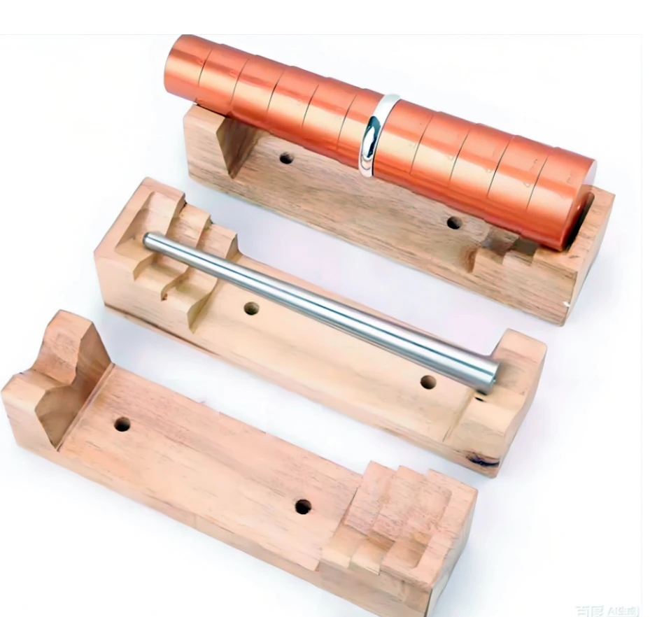 Bracelet and Ring Shaping Assist Stand Bracelet/Ring Mandrel Wooden Shaping Aid Holder for Jewelry DIY Work