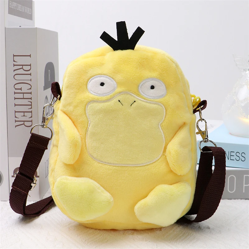 New Pokemon Plush Bag Pikachu Mimikyu Gengar Lucario Soft Stuffed Toy Rowlet Eevee Snorlax Peluche Dolls Shoulder Bags Sac A Dos