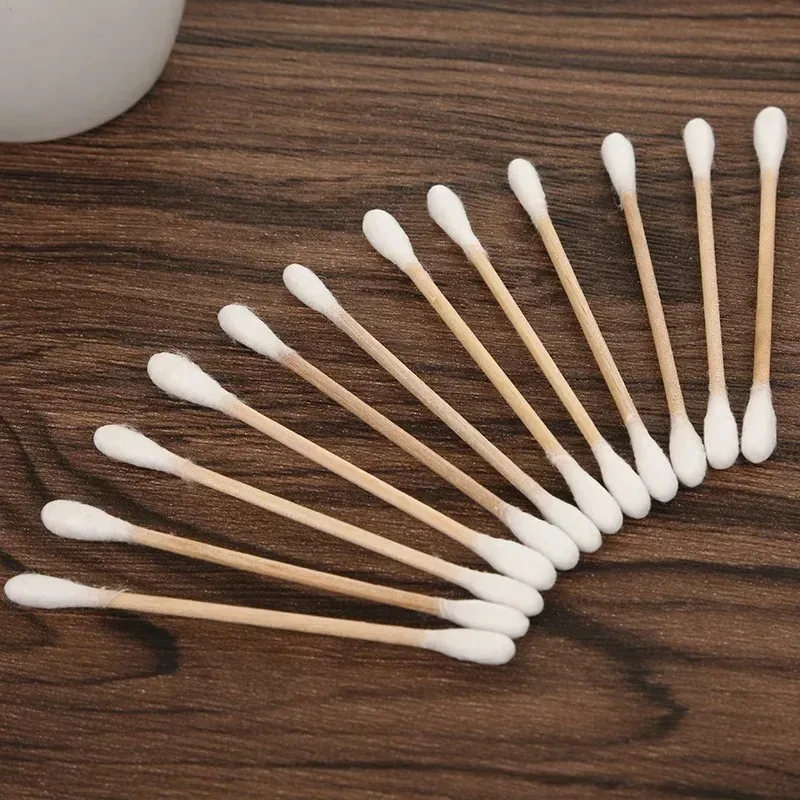 500pcs 5 Packs Double-ended Cotton Swabs, Baby Cotton Swabs, Ear Cleaning Sticks, Healthy Cleaning Tools