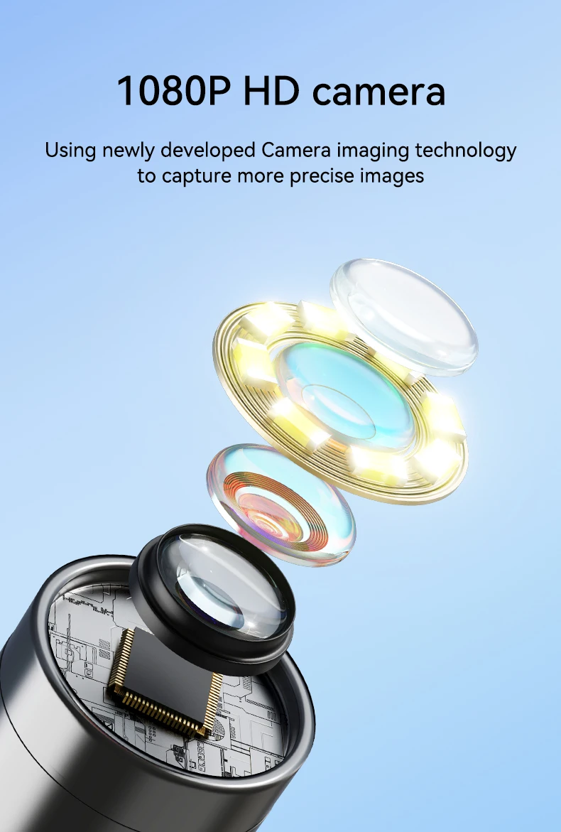 FUERS 1/5/10/20/30M Single/Dual Lens Endoscope Camera 1080P Semi-Rigid Snake Camera Sewer Cable 2600mAh Battery for Pipeline