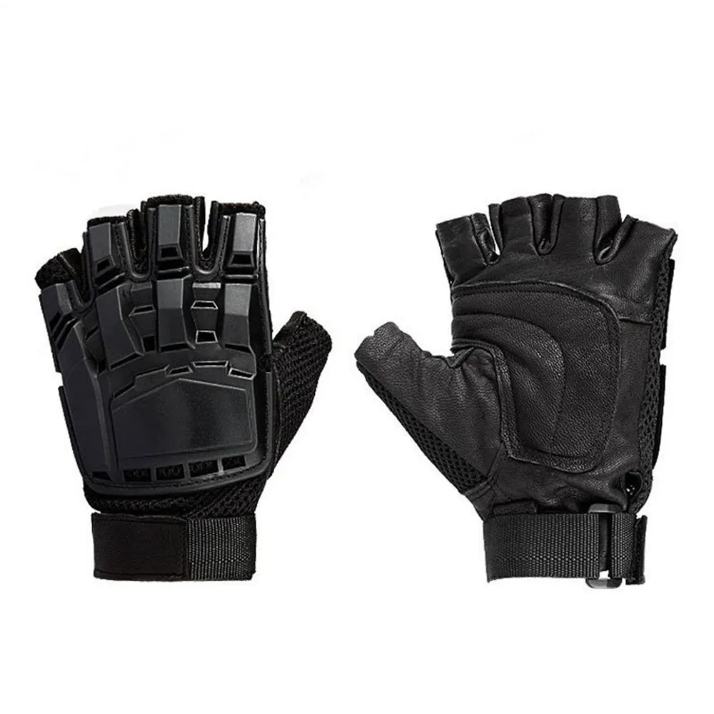 Outdoor Tactical Hard-Shell Breathable Gloves (Full/Half-Finger) for CS Training,Ops,Motorcycling,Cycling,Hiking