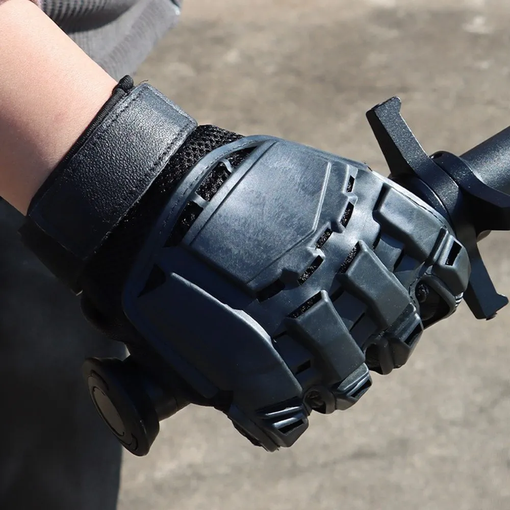 Outdoor Tactical Hard-Shell Breathable Gloves (Full/Half-Finger) for CS Training,Ops,Motorcycling,Cycling,Hiking