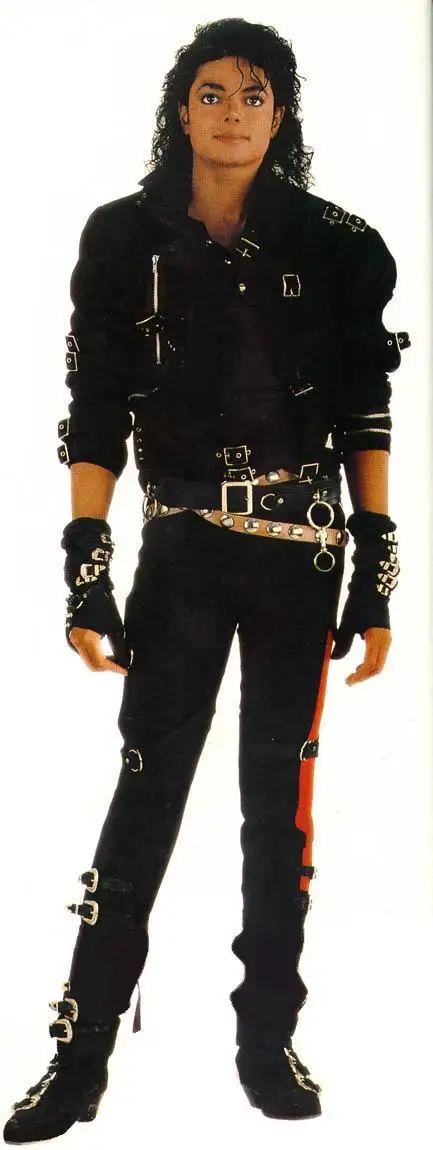 Rare Michael Jackson Bad Black Armbrace Glove Metal Black Buckle Alloy for Impersonator