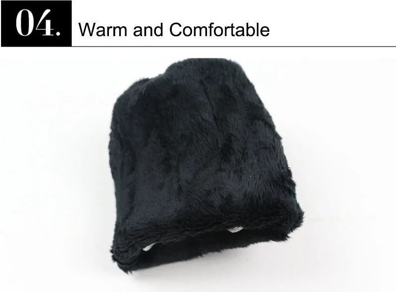 HOOLDW New Winter Gloves Men Women Black PU Leather Cashmere Warm Driving Gloves Mittens Touch Screen Waterproof Tactical Gloves