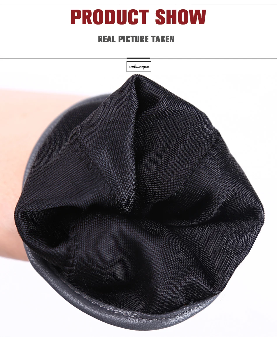 Fashion Sheepskin Women's Gloves, Drive Women's Leather Gloves, Thin Touch Gloves, Keep Warm Women's Winter Gloves -2001