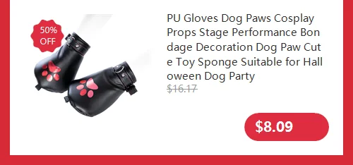 Funny Festival Costume Party Halloween Party Performance Props Boxing Dog Paw Gloves For Stage Performance Props Cosplay Gloves