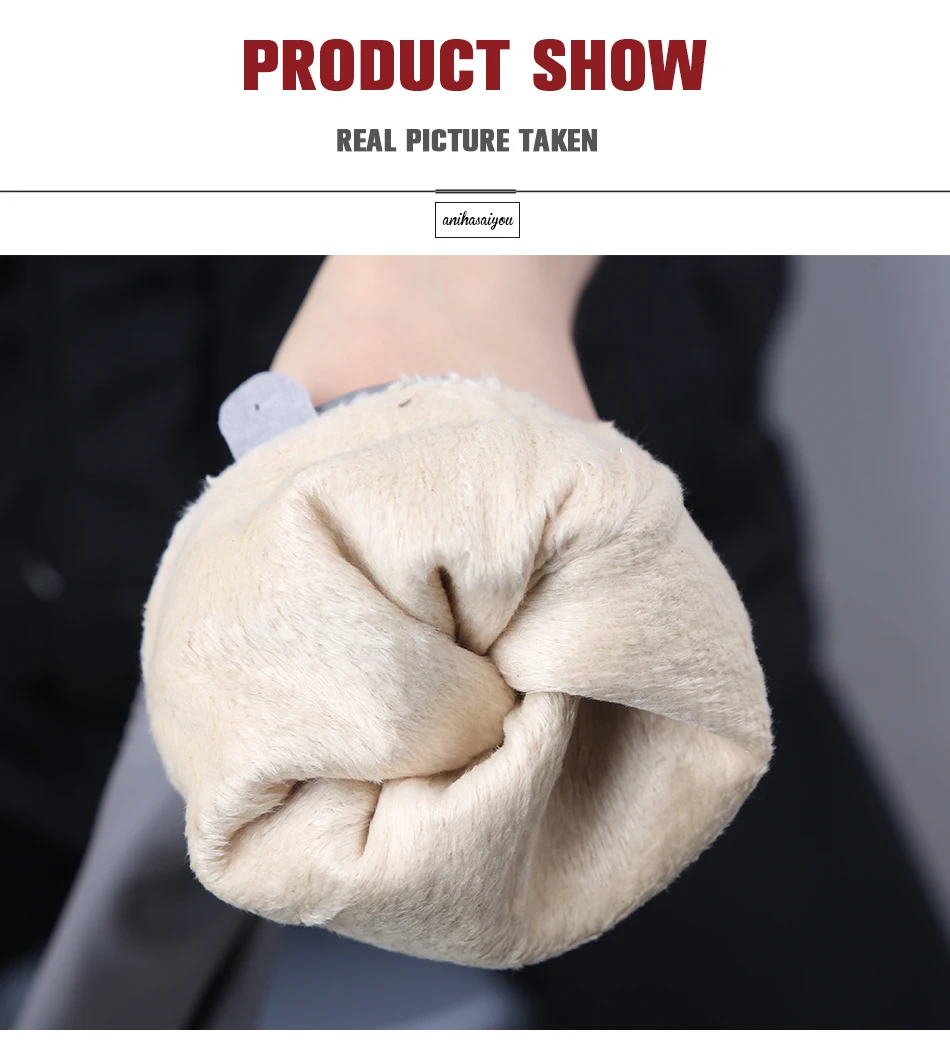 Multicolor Women's Gloves, 50cm Long Leather Gloves, Sheepskin Women's Leather Gloves, Keep Warm Women's Winter Gloves - 2226C