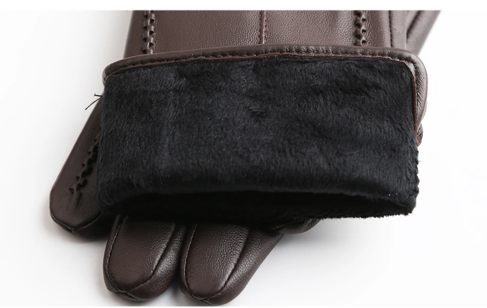 Fashion New Women's Gloves, Sheepskin Women's Winter Gloves, Multiple Colors Women's Leather Gloves High Grade Gloves-2226