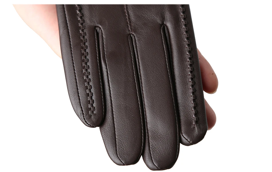 Fashion New Women's Gloves, Sheepskin Women's Winter Gloves, Multiple Colors Women's Leather Gloves High Grade Gloves-2226