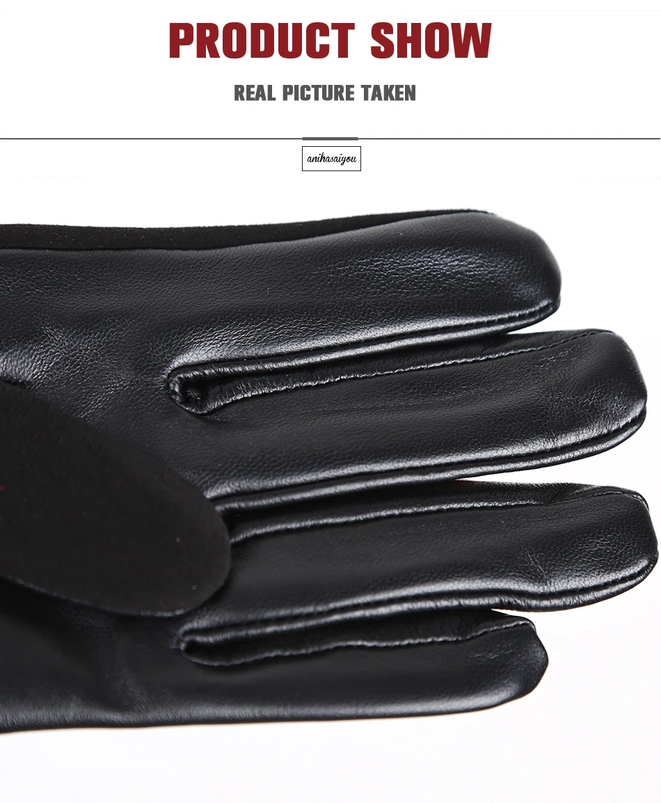 Sheepskin color women's gloves,genuine suede 50% women's leather gloves,Keep warm winter women's long gloves - 2014