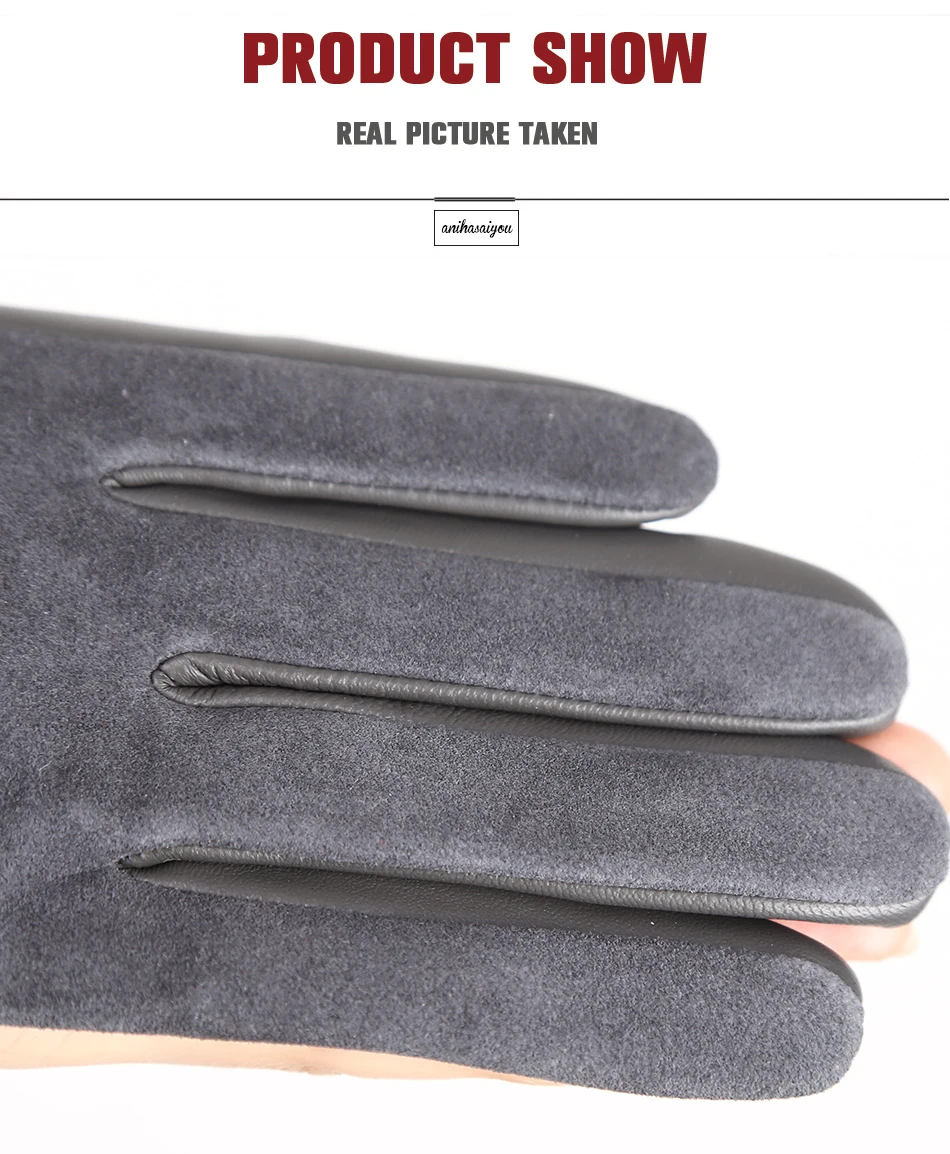 Sheepskin color women's gloves,genuine suede 50% women's leather gloves,Keep warm winter women's long gloves - 2014