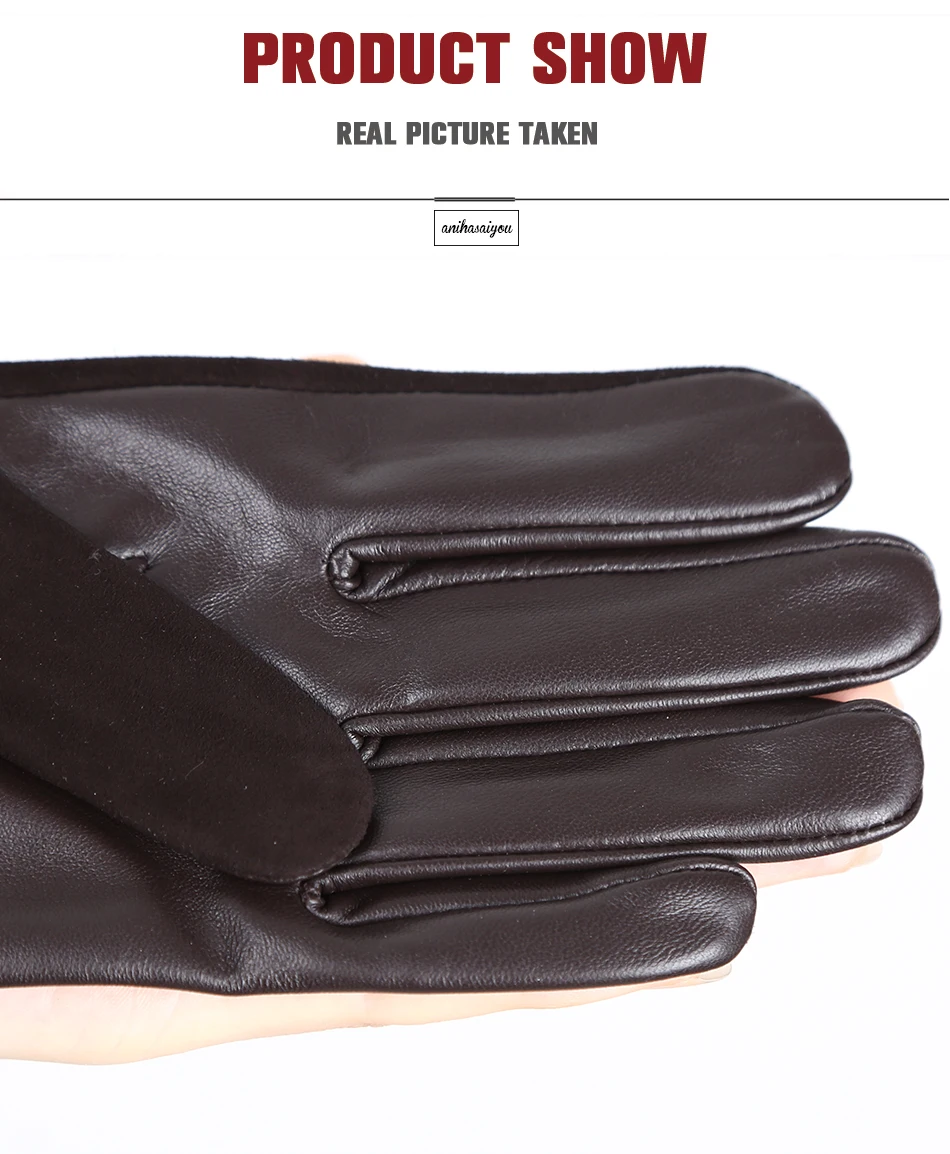Sheepskin color women's gloves,genuine suede 50% women's leather gloves,Keep warm winter women's long gloves - 2014