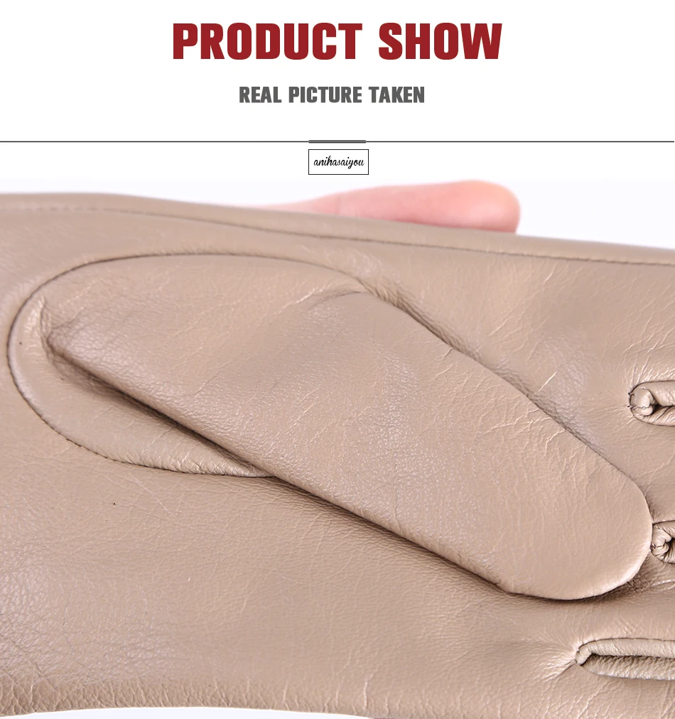 High-end color women's gloves,genuine women's leather gloves,Keep warm women's winter gloves,Soft sheepskin touch gloves - 2011