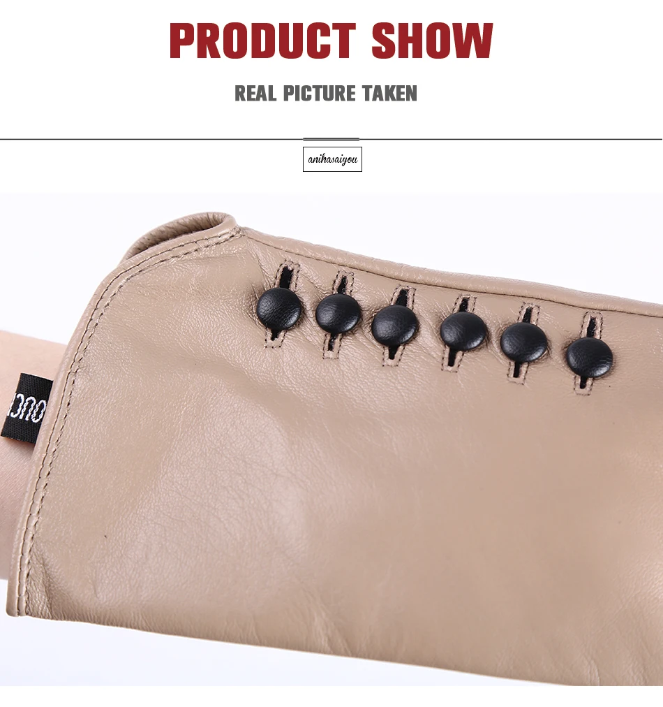 High-end color women's gloves,genuine women's leather gloves,Keep warm women's winter gloves,Soft sheepskin touch gloves - 2011