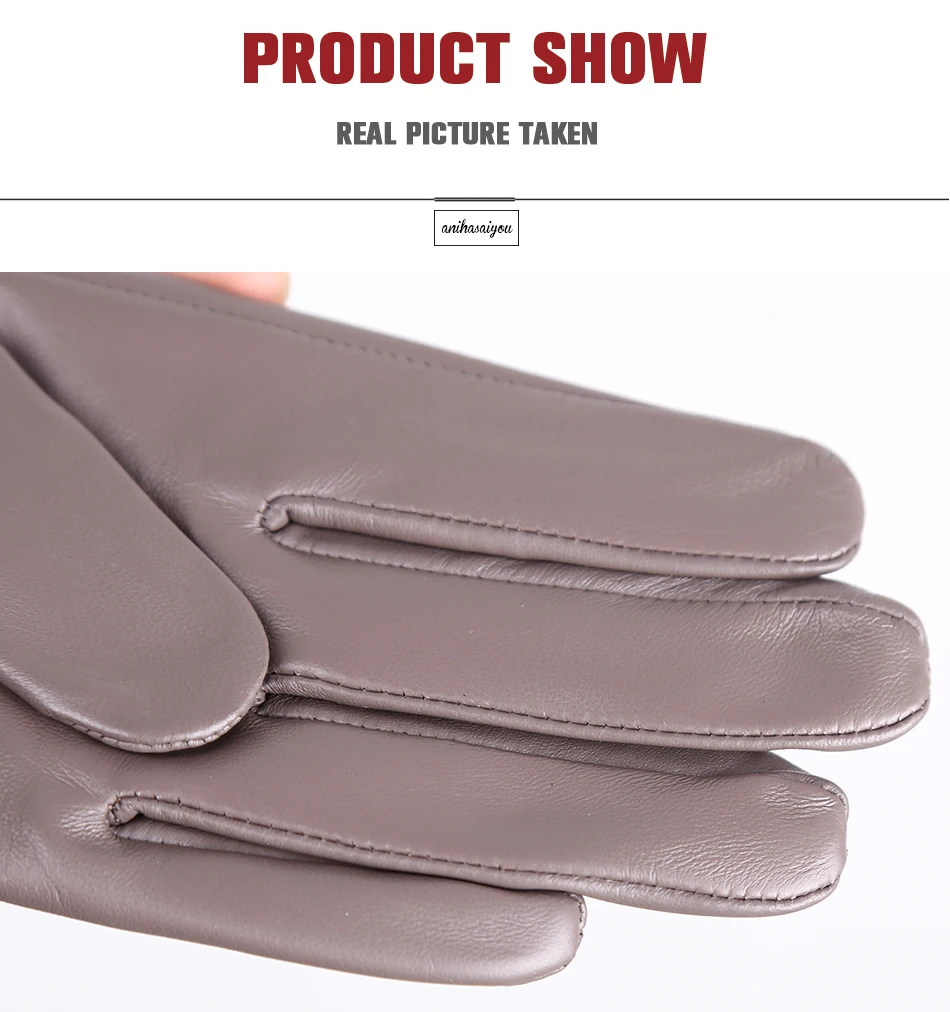 High-end color women's gloves,genuine women's leather gloves,Keep warm women's winter gloves,Soft sheepskin touch gloves - 2011