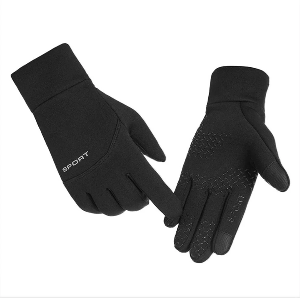 Autumn and Winter Touchscreen Men's and Women's Warm Gloves Plush Outdoor Sports Windproof and Cold Proof Cycling Gloves