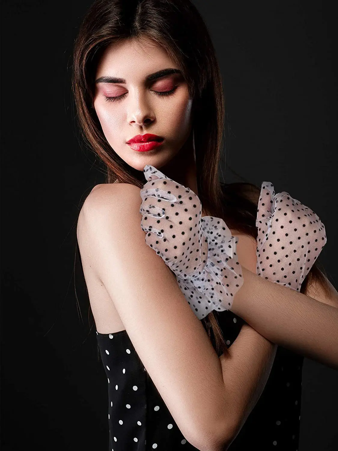 Fashion Sexy Lace Gloves Fishnet Gloves Women Lady Party Supplies Elegant Prom Dress Wedding Bride Summer Women Gloves
