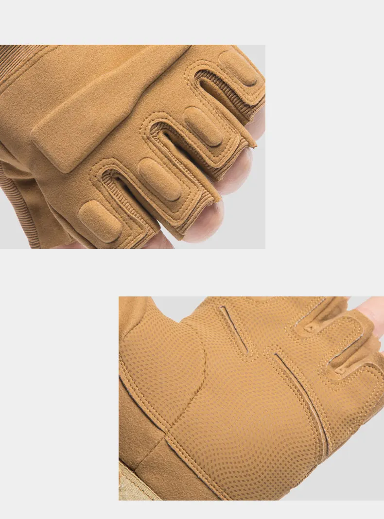 Outdoor Tactical Gloves Sport Gloves Half Finger Men Women Combat Shooting Hunting Fitness Fingerless Gloves