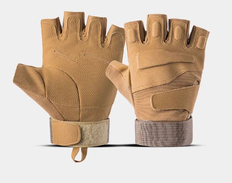 Outdoor Tactical Gloves Sport Gloves Half Finger Men Women Combat Shooting Hunting Fitness Fingerless Gloves