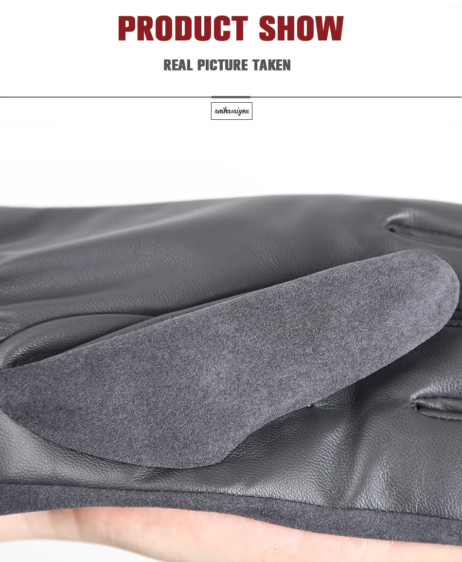 Fashion winter warm touch gloves genuine leather 50% genuine suede 50% women's leather gloves color long women's gloves -2008