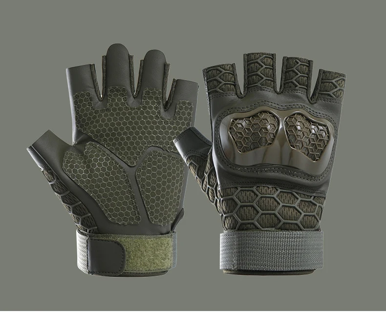 Outdoor Tactical Gloves Sport Half Finger Military Men Women Combat Shooting Hunting Fitness